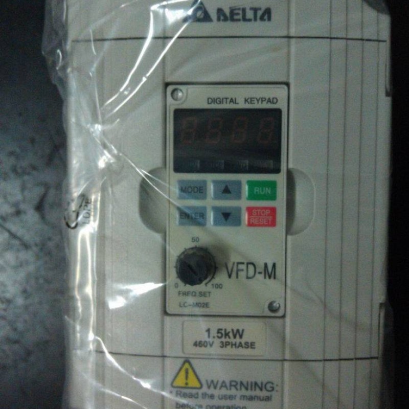 Delta Inverter VFD drive VFD015M43B 3Phase 380V 1.5KW 2HP 0.1~400Hz Milling &Woodworking machine