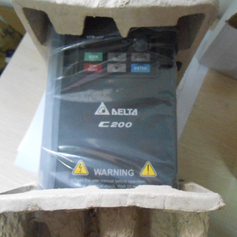 Delta Inverter VFD drive VFD022CB21A-20 1Phase 220V 2.2KW 3HP 0~600Hz Food packaging &loom