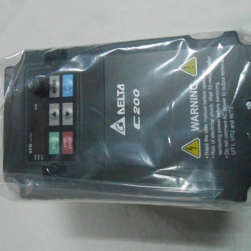 Delta Inverter VFD drive VFD022CB21A-20 1Phase 220V 2.2KW 3HP 0~600Hz Food packaging &loom