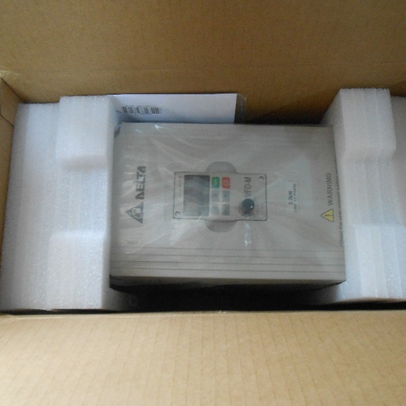 Delta Inverter VFD drive VFD022M21A 1Phase 220V 2.2KW 3HP 0.1~400Hz Milling &Woodworking machine