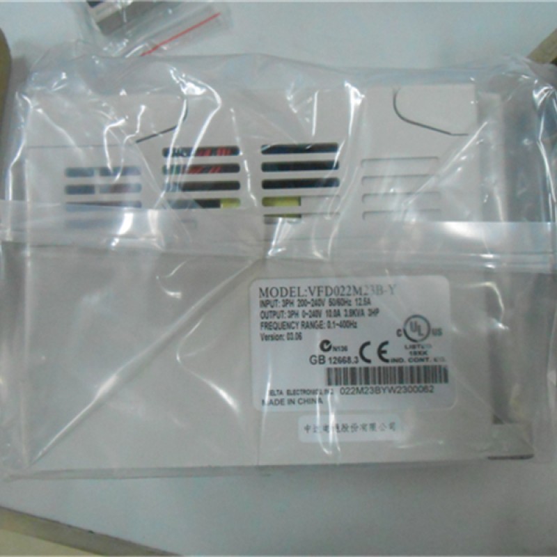 Delta Inverter VFD drive VFD022M23B-Y 3Phase 220V 2.2KW 3HP 0.1~400Hz Milling &Woodworking machine
