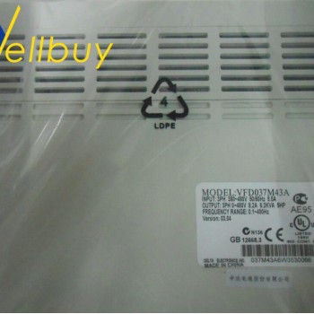 Delta Inverter VFD drive VFD037M43A 3Phase 380V 3.7KW 5HP 0.1~400Hz Milling &Woodworking machine