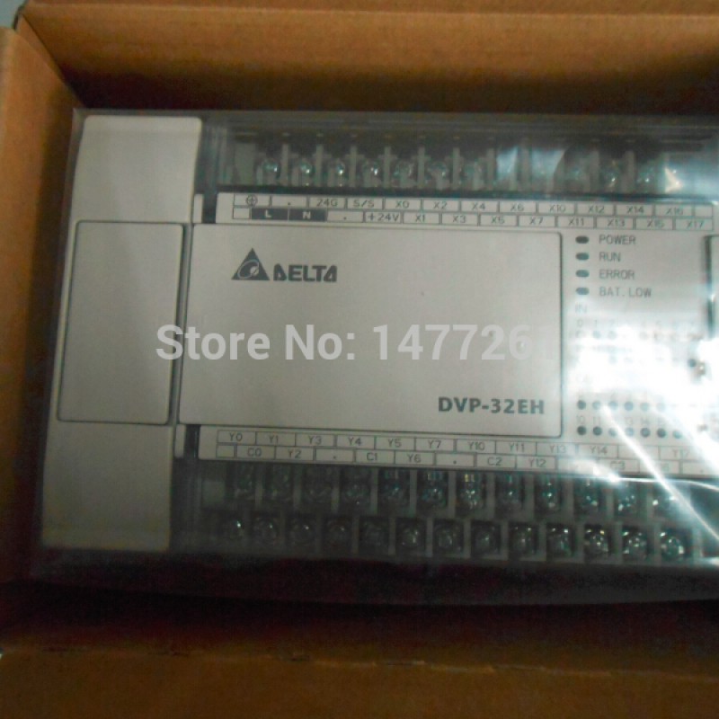 Delta PLC EH2 series DVP32EH00R2 32-point 16DI/16DO (relay) AC power New