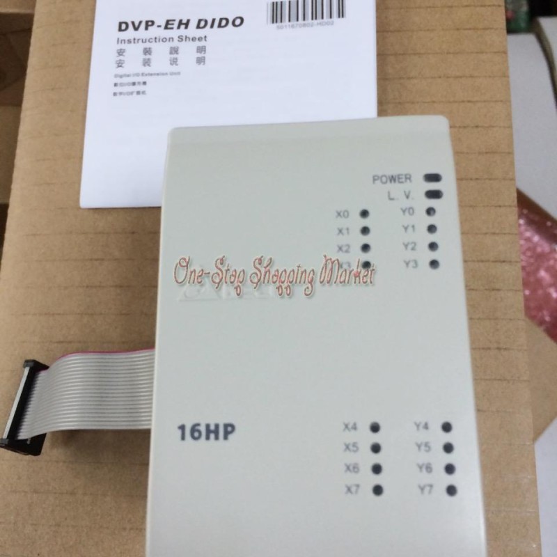 Delta PLC EH2 series Digital Extension module DVP16HP11T 8-point 8DI/8DO (NPN transistor) DC power New