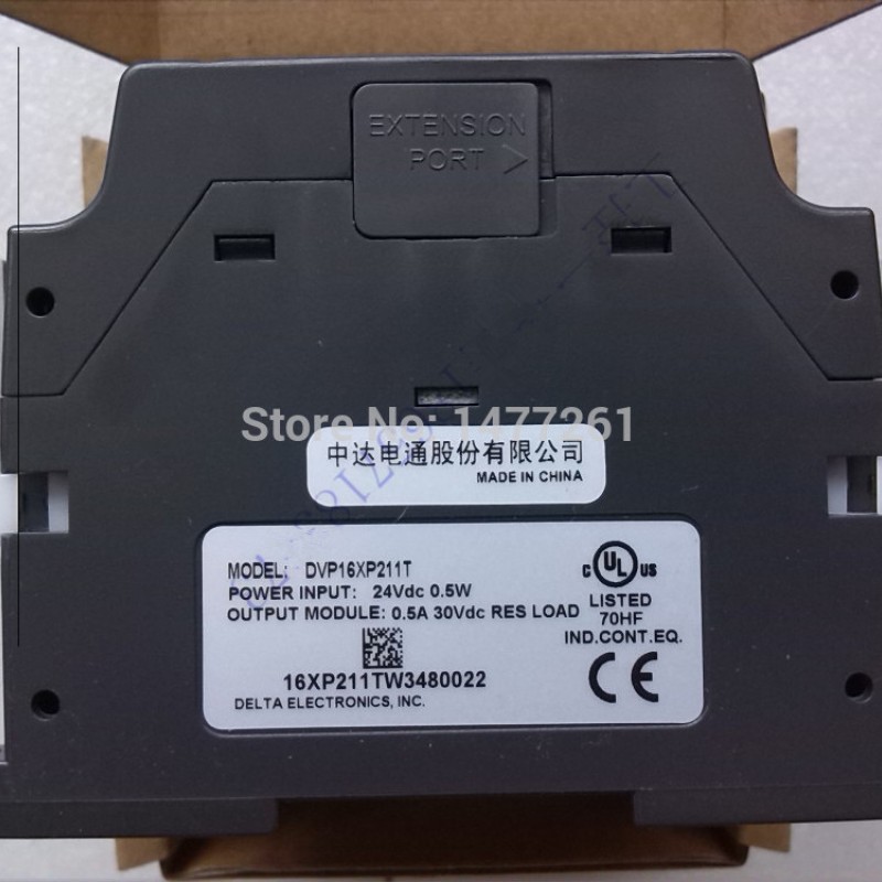 Delta PLC ES2 series Digital Extension Module DVP16XP211T 16 point 8DI/8DO (NPN transistor) DC power New