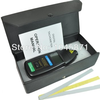 Digital Laser Photo Tachometer RPM Meter Non-Contact Motor Speed Gauge DT2234C