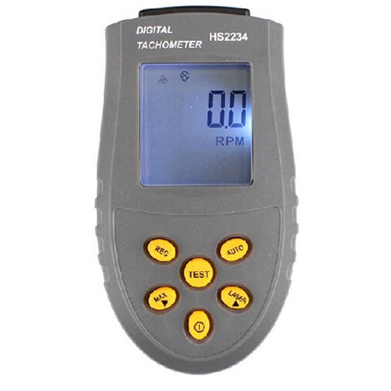 Digital Laser Photo Tachometer RPM Meter Non-Contact Motor Speed Gauge HS2234