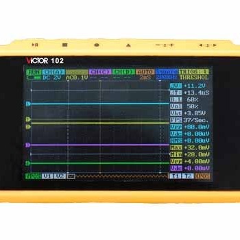 Digital Oscilloscope  8 bit VICTOR 102 VICTOR