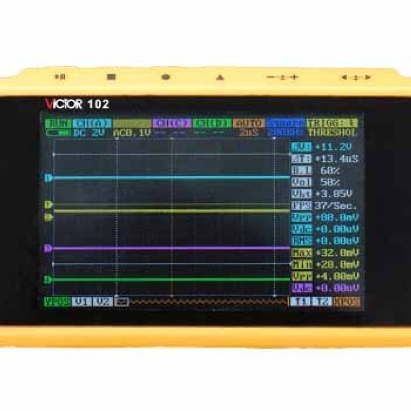 Digital Oscilloscope  8 bit VICTOR 102 VICTOR