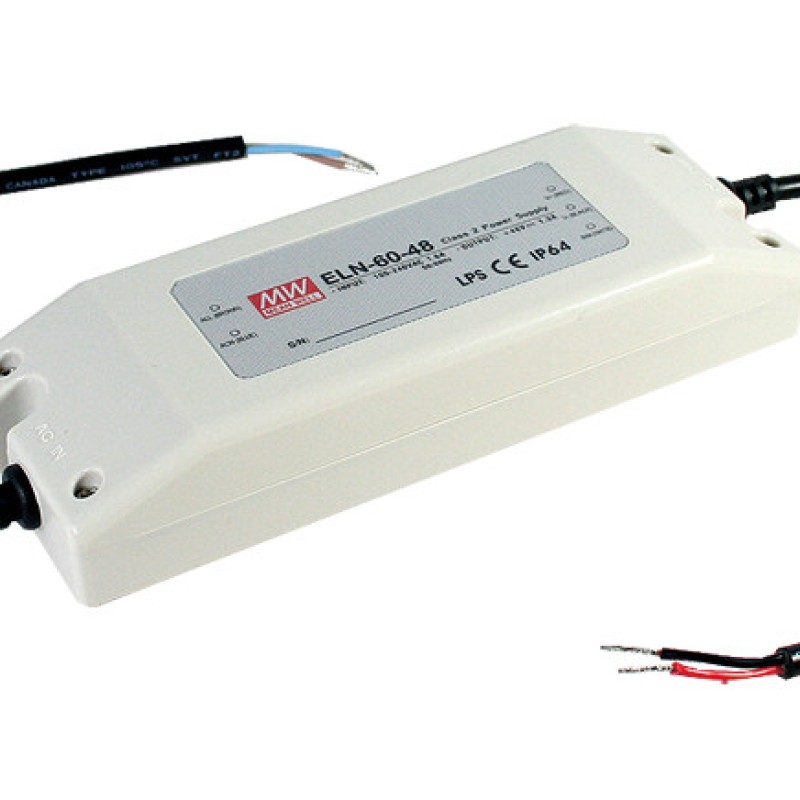 ELN-60-15 MEAN WELL 60W 15V4A Adjustable Constant Voltage + Constant Current LED Power Supply