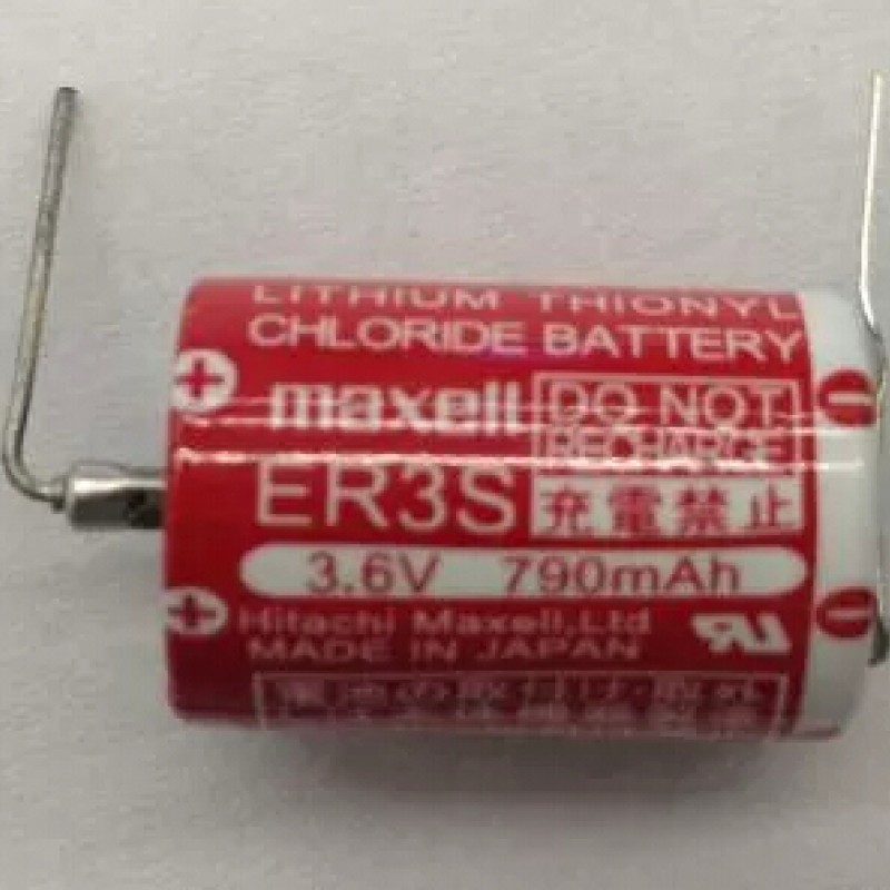 ER3(1/2AA) Lithium battery for MAXELL PLC without plug 3.6V