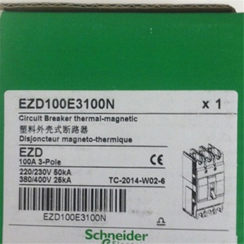 EZD100E 3P 100A EZD100E3100N Plastic Breaker New