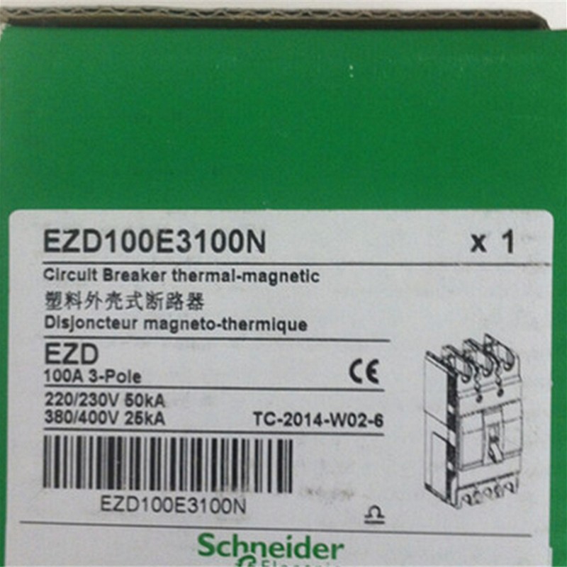 EZD100E 3P 100A EZD100E3100N Plastic Breaker New