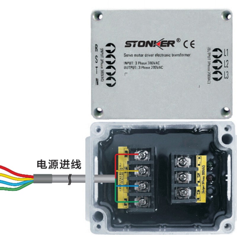 Electronic Transformer SVC-010-A 3PH 380V to 220V Power Supply for 1KW Servo Drive