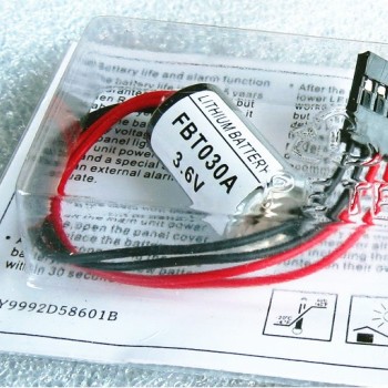 FBT030A Lithium battery(ER3V/3.6V) for Fuji NB2 PLC with plug