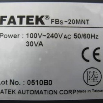 FBs-20MN FATEK PLC FBS-MN NEW
