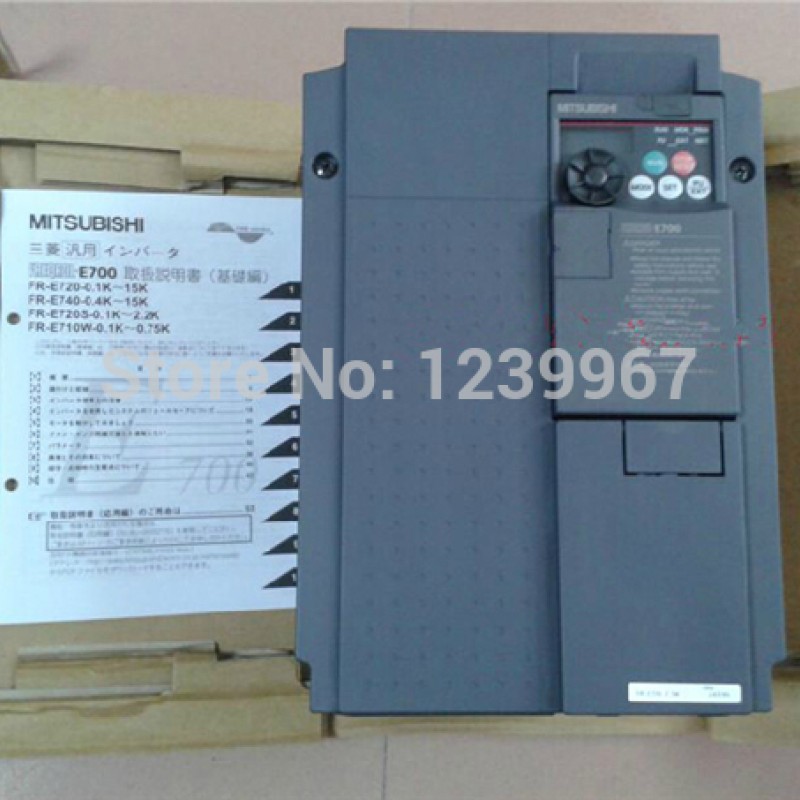 FR-E720S-0.4K-CHT VFD Variable Frequency Drive input 1 ph 220V output 3 ph 200~240V 3A 0.4KW 0.2~400Hz