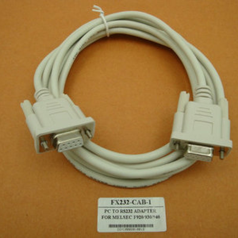 FX-232-CAB-1 RS232 interface PLC programming cable for Mitsubishi GOT-F900(F940/930/920) HMI with communication indicato