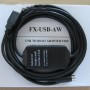 FX-USB-AW USB interface PLC programming cable for Mitsubishi FX3U series programmer with communication indicator light R