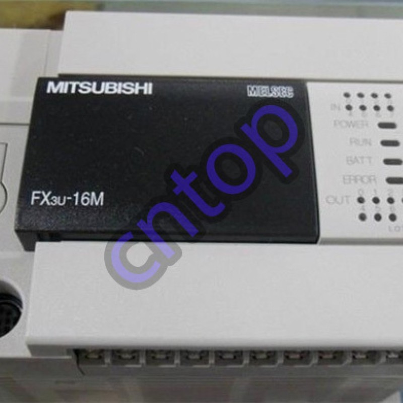 FX3U-16MT-DSS PLC 24V DC 8DI 8DO Transistor Mitsubishi with Programing Cable