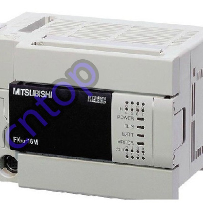 FX3U-16MT-ES-A PLC 100?40V AC 8DI 8DO Transistor Mitsubishi with Programing Cable
