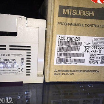 FX3U-80MT-ESS PLC 100?40V AC 40DI 40DO Transistor with Programing Cable Mitsubishi