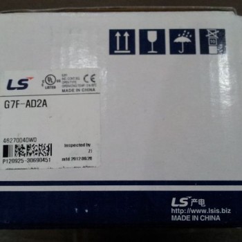 G7F-AD2A LS PLC K120S Series Analog I/O Expansion Module  4-channel Analog Input New