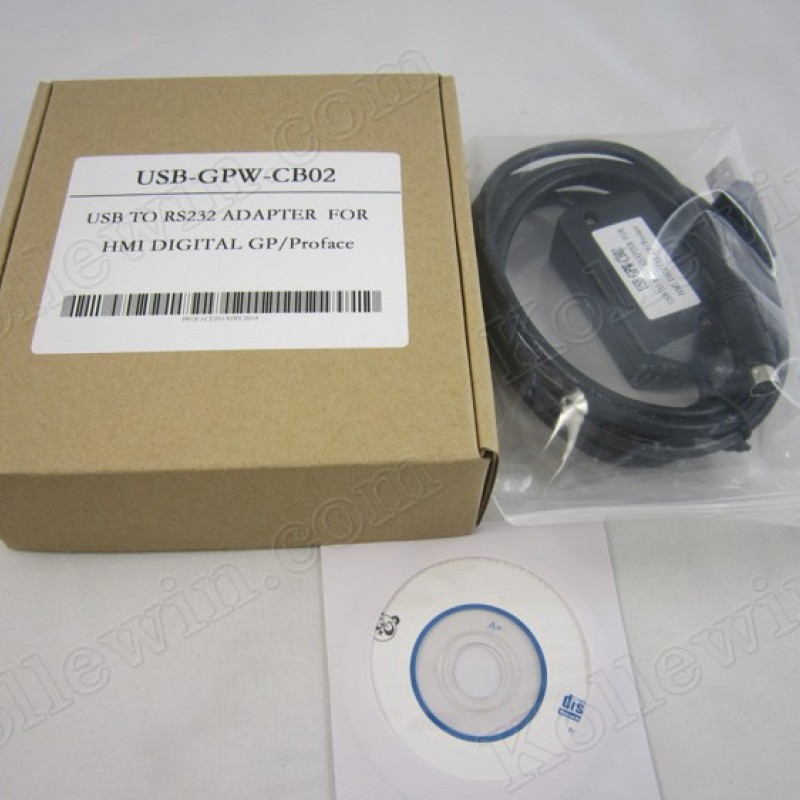 GPW-CB03 USB interface programming cable for Proface GP3000 GP37W2 HMI round 8-pin Length:3m