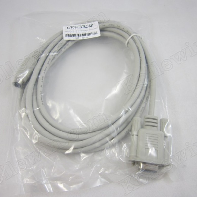 GT01-C30R2-6P PLC connecting cable Connect Mitsubishi GT11/GT15 HMI and FX3U/FX2N/FX1N/FX1S programmer Leight:3m