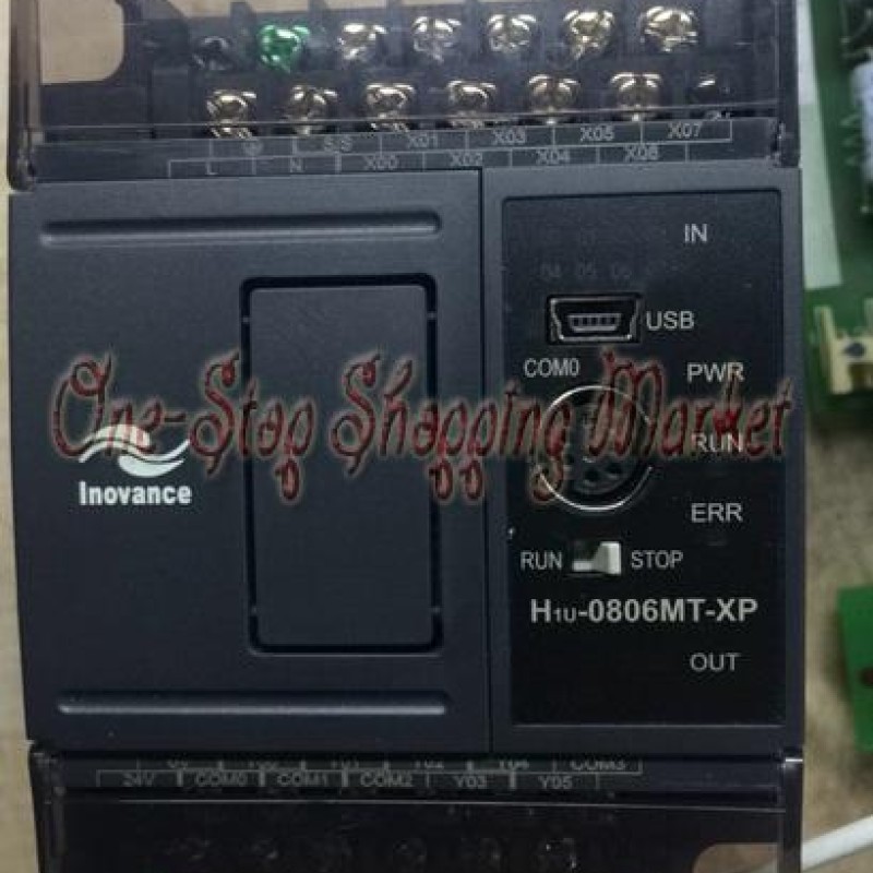 H1U-0806MT-XP inovance PLC DC24V input 8 point output relay 6 point H1U 3 COM Original brand new