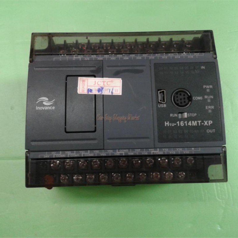 H1U-1614MT-XP inovance PLC DC24V input 16 point output relay 14 point H1U 3 COM Original brand new