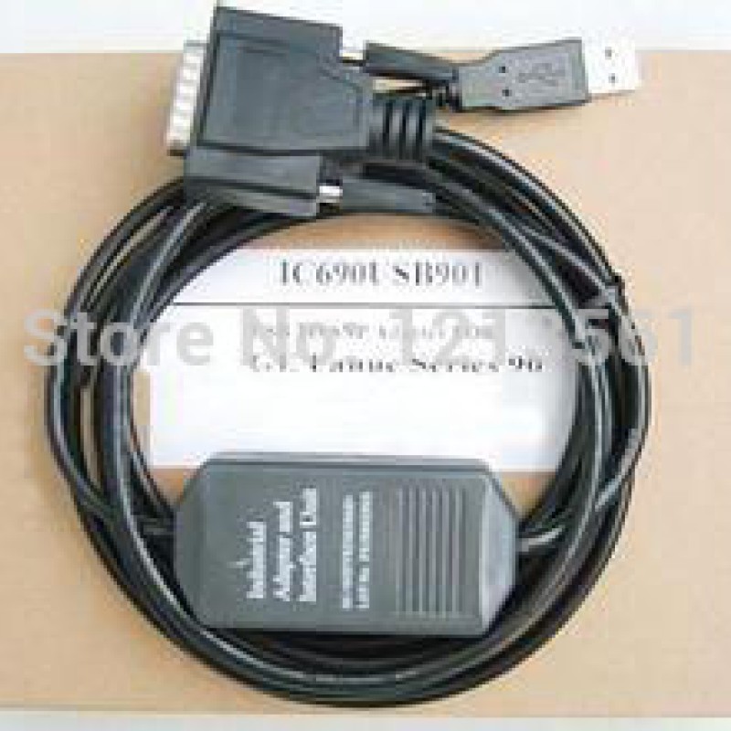IC690USB901 USB/SNP interface programming interface cable with communication indicator light for GE-90 series PLC Length