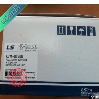 K7M-DT30U LS PLC K120S Series Standard Type 18 DC Inputs(24VDC) 8/0 Relay Outputs 4/12 Transistor Outputs 85~264VAC New