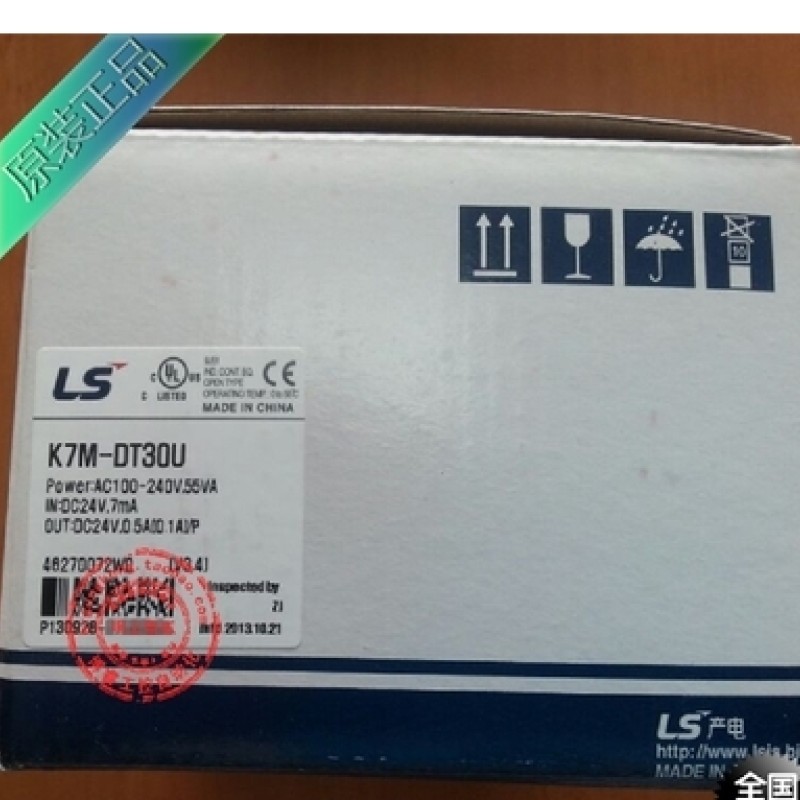 K7M-DT30U LS PLC K120S Series Standard Type 18 DC Inputs(24VDC) 8/0 Relay Outputs 4/12 Transistor Outputs 85~264VAC New