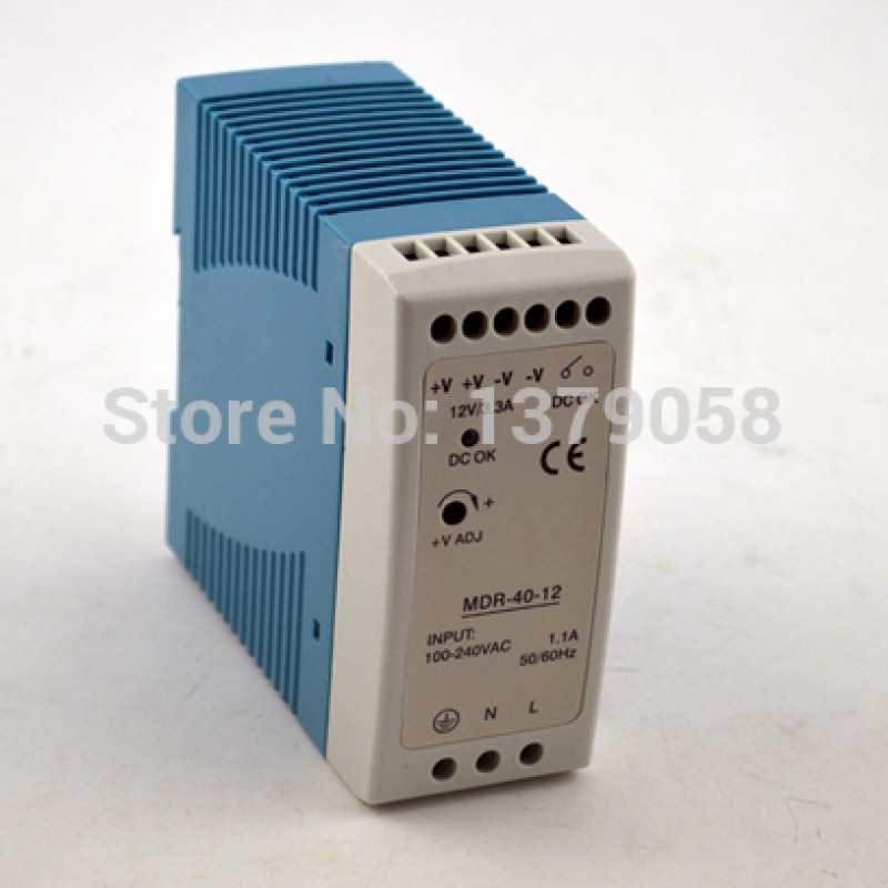 MDR-40-5 MEAN WELL 40W 5V6A Single Output Switching Power Supply