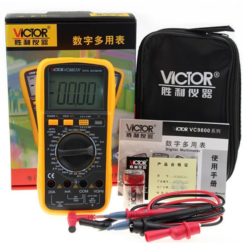 Multimeter   4 1/2  Digital VC9807A+ VICTOR