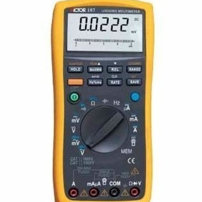 Multimeter 4 1/2 Logging of True-rms digital VC187  VICTOR