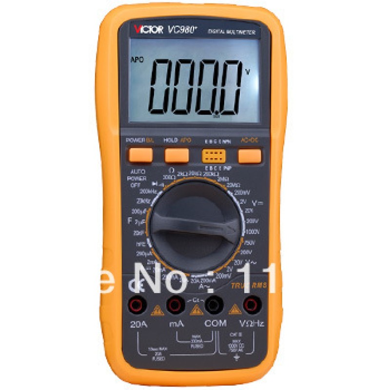 Multimeter  4 1/2 T-RMS  Digital VC980+ VICTOR