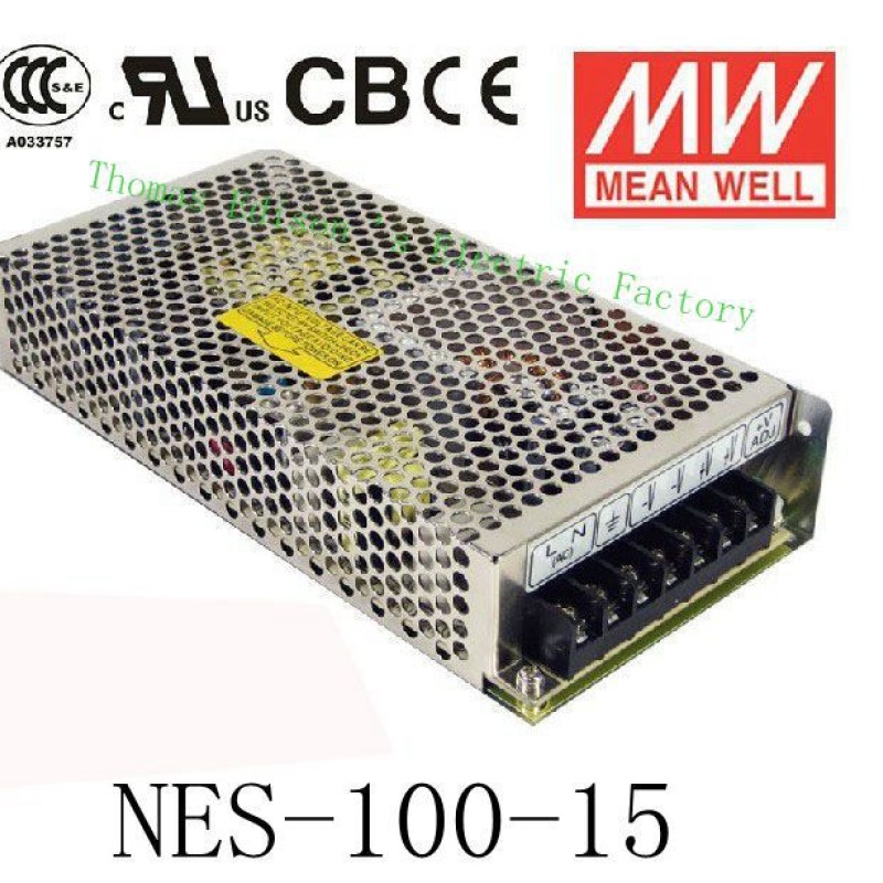 NES-100-15 MEAN WELL Switching Power Supply 100W 15V7A