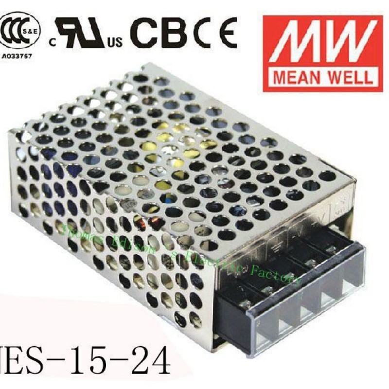 NES-15-24 MEAN WELL 15W 24V0.7A Single Output Switching Power Supply