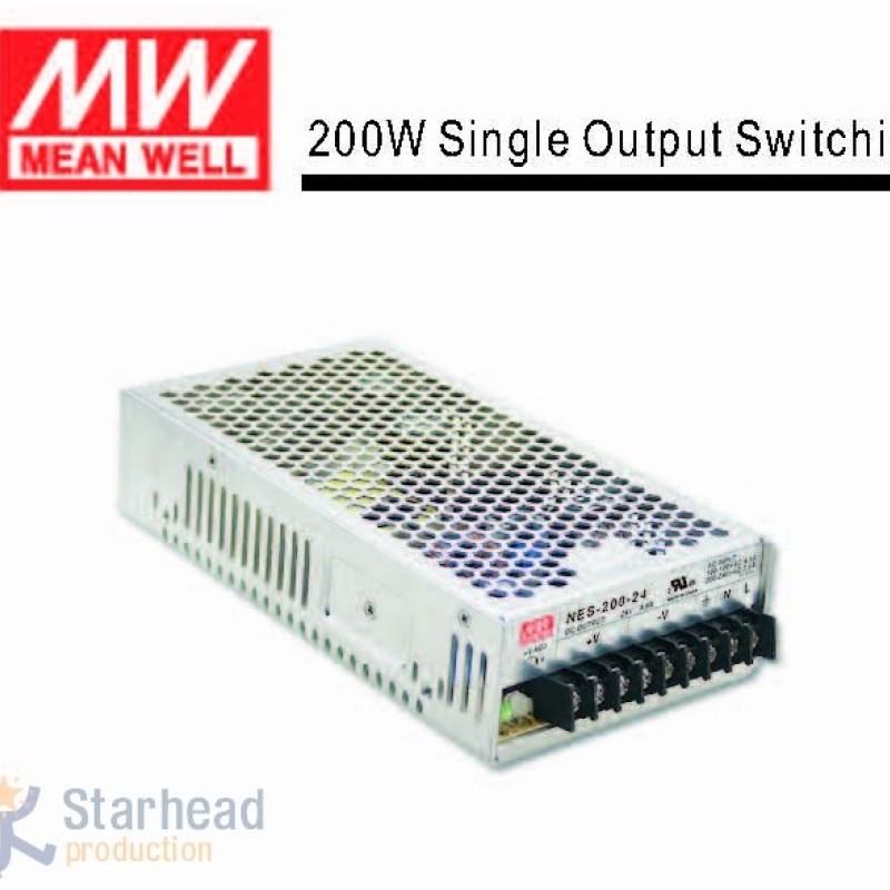 NES-200-12 MEAN WELL 200W 12V16.5A Single Output Switching Power Supply