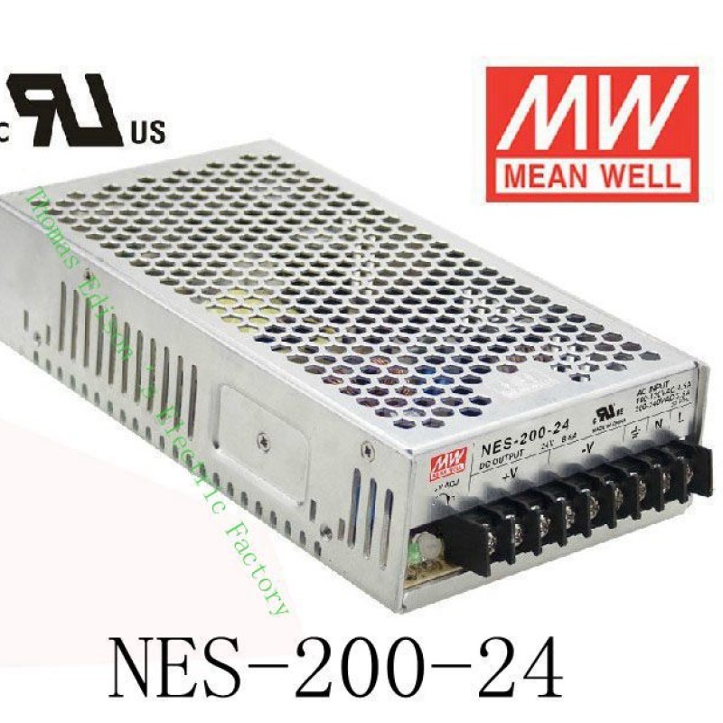 NES-200-24 200W 24V8.3A Single Output Switching Power Supply Meanwell CCC certification (NE series)