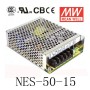 NES-50-15 MEAN WELL 50W 15V3.4A Single Output Switching Power Supply