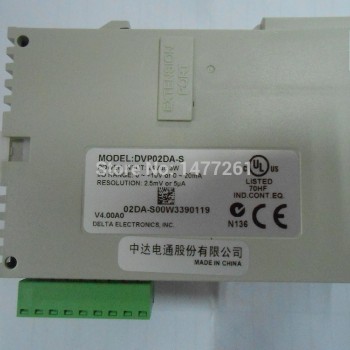PLC 2 AO Module Delta DVP02DA-S Delta New