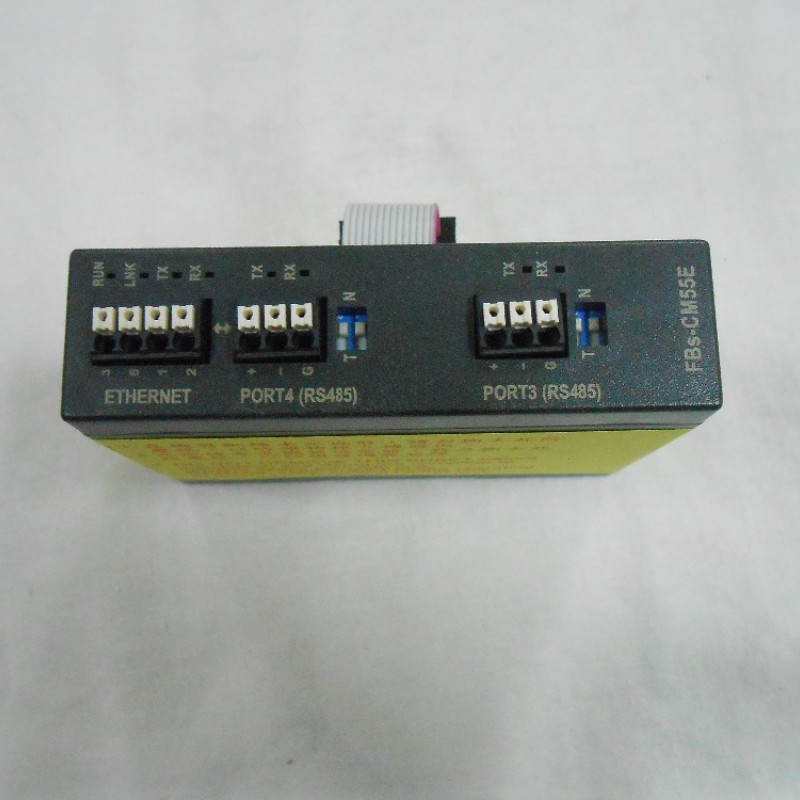 PLC 24VDC 1 RS485 Port3 and 1 RS485 Port4 and Ethernet network interface communication Fatek FBs-CM55E Module New