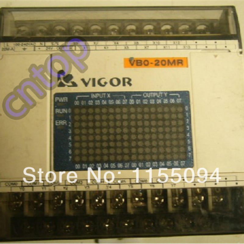 PLC 24VDC 12 DI  8 DO relay  Main Unit VIGOR VB0-20MR-D New