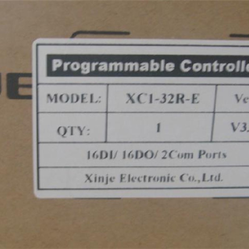 PLC AC220V 16 DI 16 DO Relay 2 COM XC1-32R-E XINJE