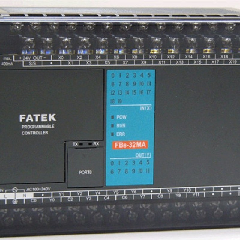 PLC AC220V 20 DI 12 DO relay Fatek FBs-32MAR2-AC New