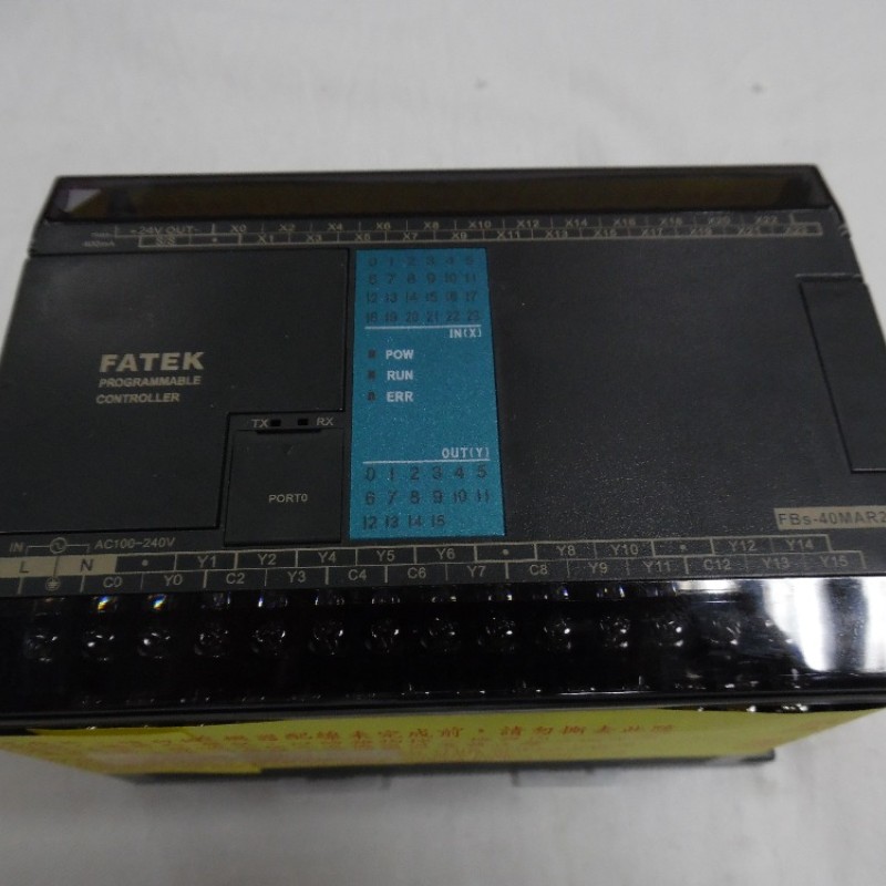 PLC AC220V 24 DI 16 DO relay Fatek FBs-40MAR2-AC New