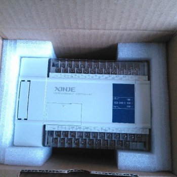 PLC CPU AC220V 14 DI NPN 10 DO Relay XC3-24R-E with  programming cable New